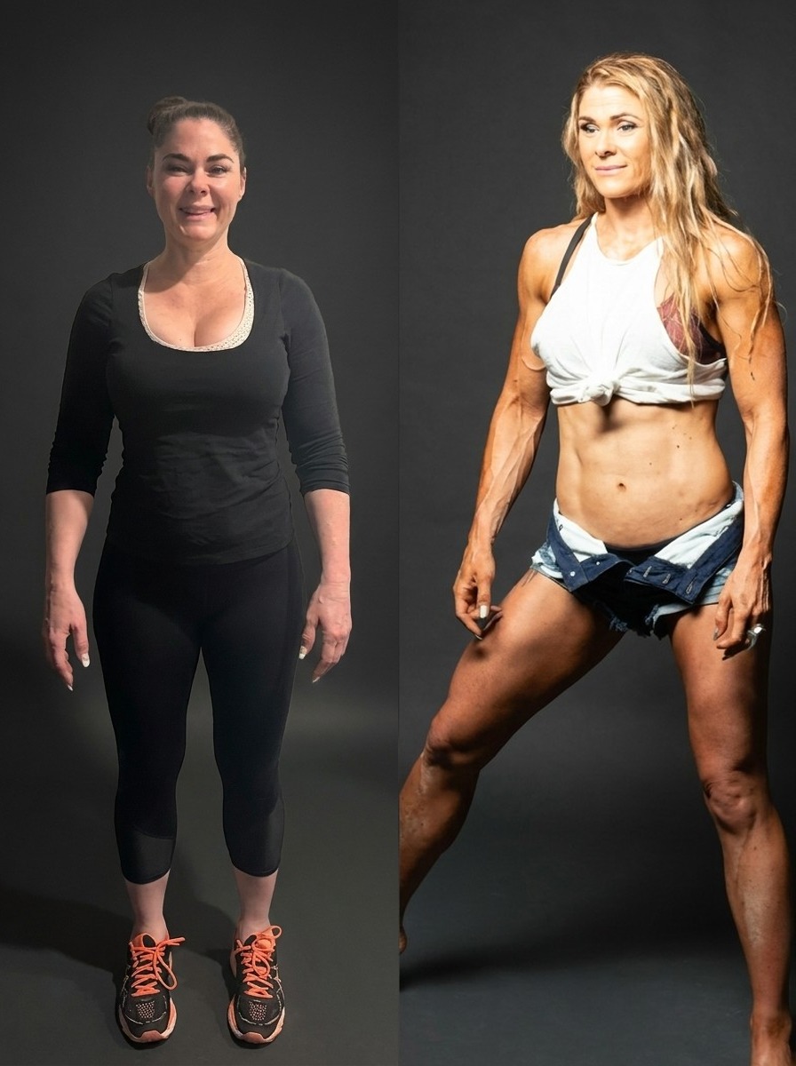 Client transformation before and after